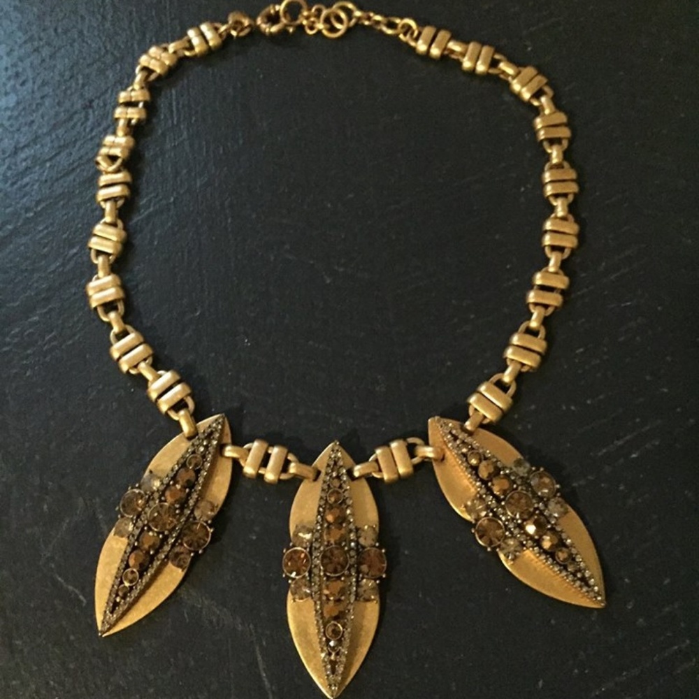 J.Crew Gold Statement Necklace